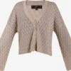 Faina Vesten Gebreid Vest Dames Beige -Faina Verkoop 639b8ee3ead5a91d99660477b86f763a