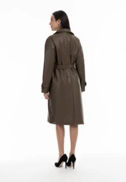 Faina Trenchcoat - Schokolade -Faina Verkoop 6a4a38febf674b53a32fa84be369bbbf