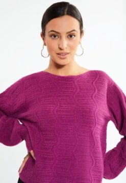 Faina Basic Truien Trui Dames Fuchsia -Faina Verkoop 951b104e78104e1e9bfce4f01b8df70f