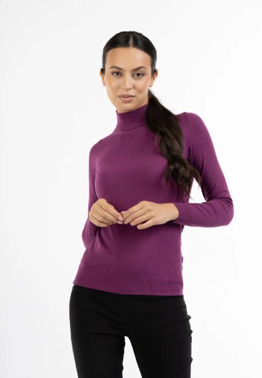 Faina Basic Truien Trui Minya Dames Aubergine -Faina Verkoop b4964f53e14f1deda525d8909a067e59 scaled