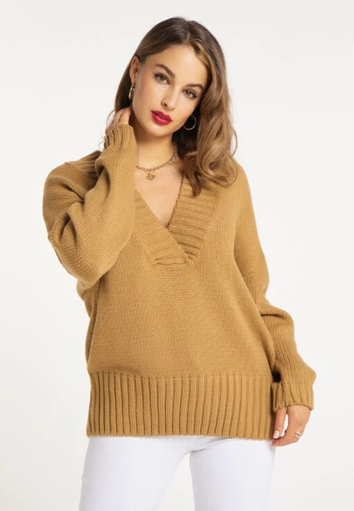 Faina Basic Truien Trui Dames Camel -Faina Verkoop b6599669c6442d6d60cdc150911860b7 scaled