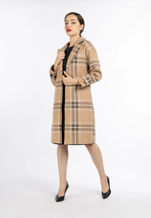 Faina Tassia - Trenchcoat - Beige Karriert -Faina Verkoop cba728f6b0364a73ba40884c169e0027 scaled