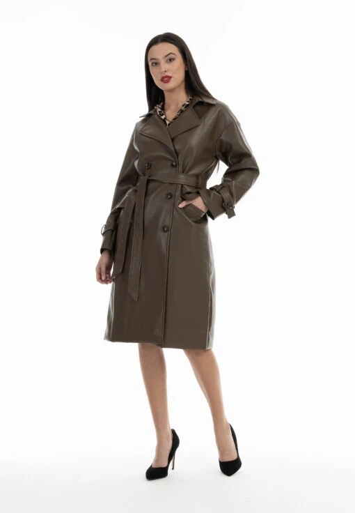 Faina Trenchcoat - Schokolade -Faina Verkoop f904dbea199341de92f7904733edb9e5 scaled