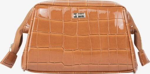 Faina Toilettassen Make Up Tas Koosh Dames Cognac -Faina Verkoop fc84ff278e4b0b823a4121bc27acec61