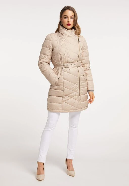 Faina Caspio - Winterjas - Beige -Faina Verkoop fcf9ac3d689a4acb9f845471dddc89ce